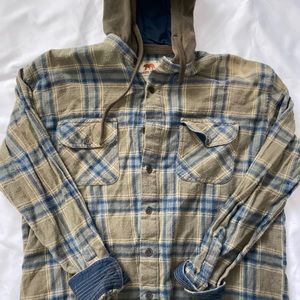 Hooded flannel